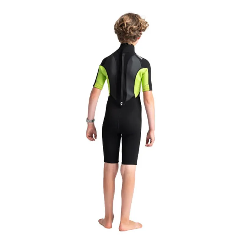 C-Skins Element 3:2 Junior Shorti Wetsuit Black/Lime-2